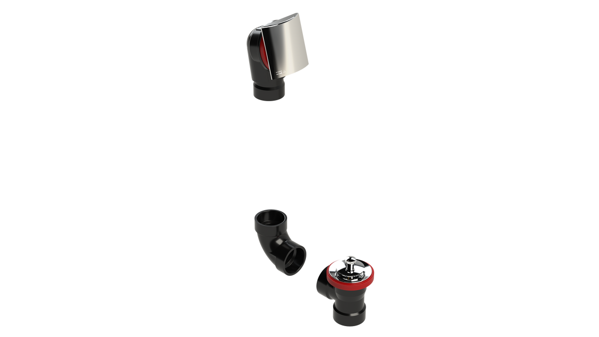 ABS DIRECT DRAIN WASTE & OVERFLOW LIFT & TURN KIT (641DLK)
