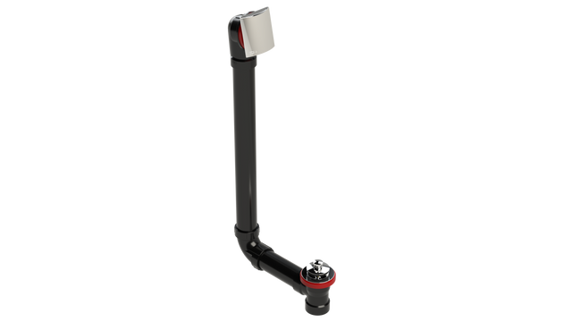 ABS DIRECT DRAIN WASTE & OVERFLOW PUSH-PULL EXTENDED (641DPP-20CP)