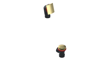 ABS DIRECT DRAIN WASTE & OVERFLOW CLICKER® HALF KIT (641DQHK)