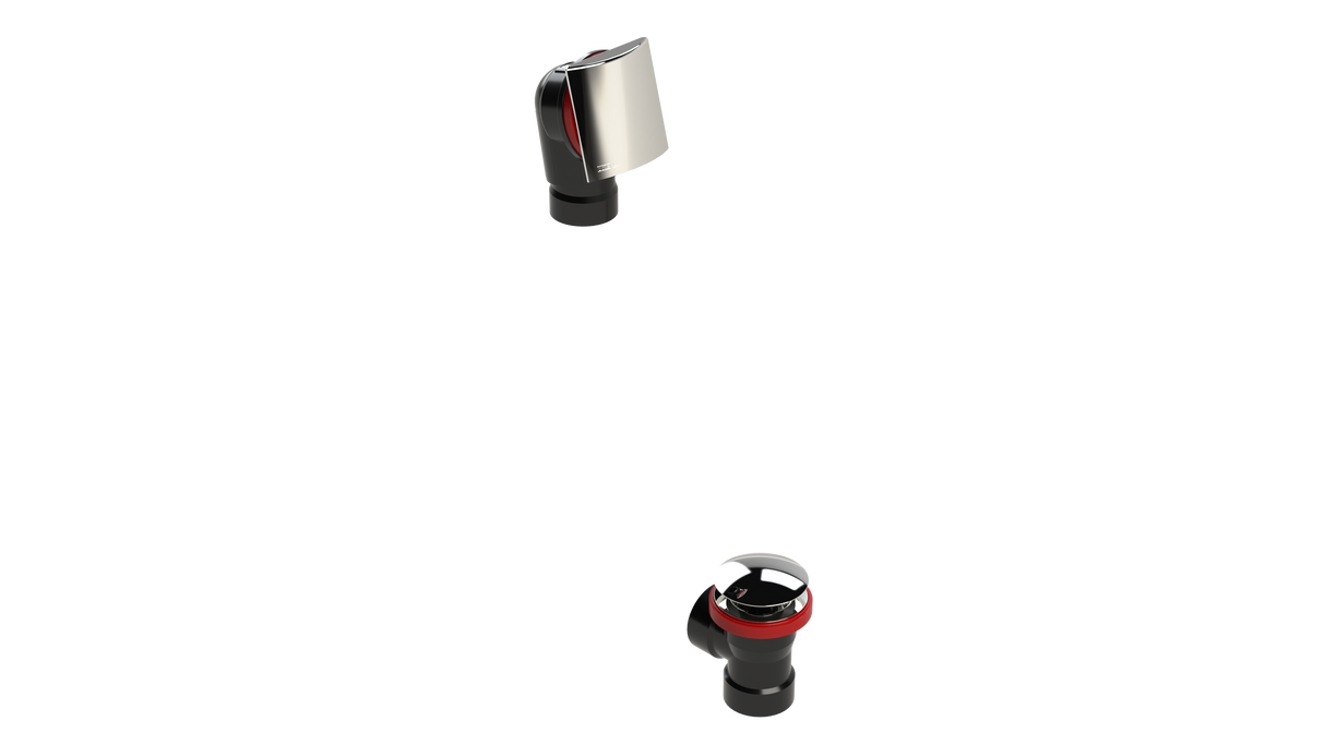 ABS DIRECT DRAIN WASTE & OVERFLOW CLICKER® HALF KIT (641DQHK)