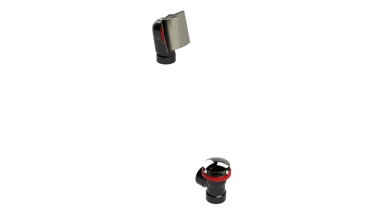 ABS DIRECT DRAIN WASTE & OVERFLOW CLICKER® HALF KIT (641DQHK)