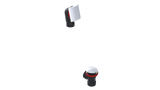 ABS DIRECT DRAIN WASTE & OVERFLOW CLICKER® HALF KIT (641DQHK)