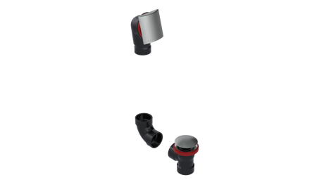 ABS DIRECT DRAIN WASTE & OVERFLOW CLICKER® KIT (641DQK)