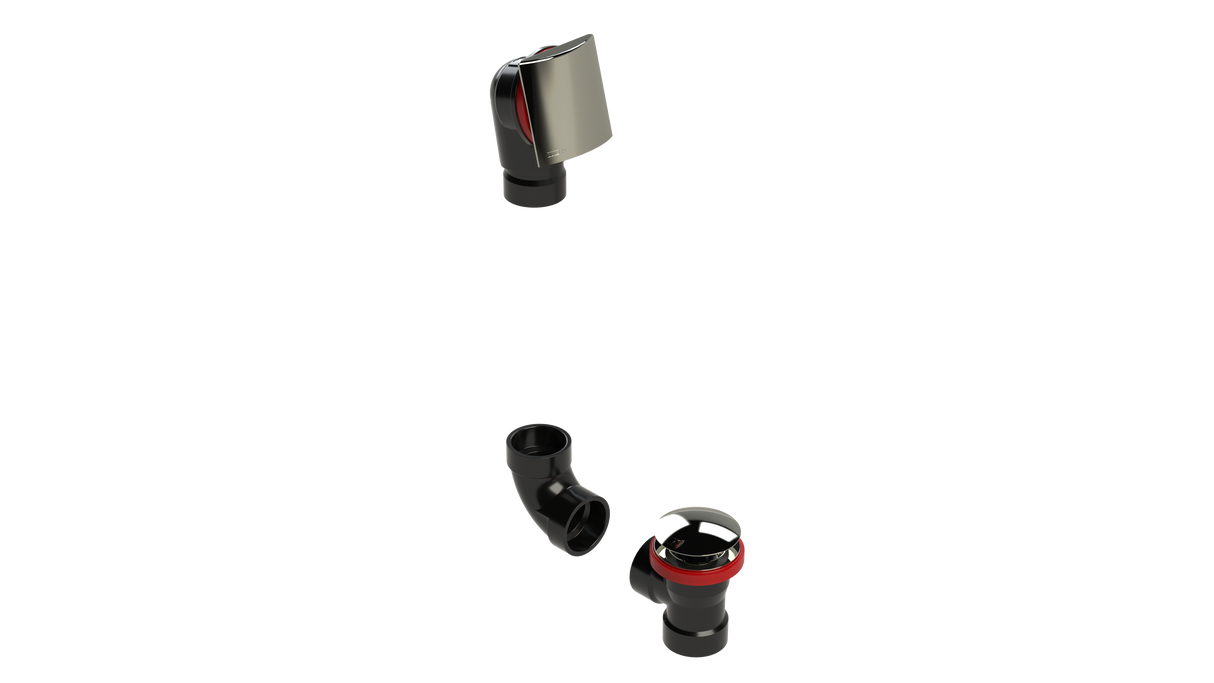ABS DIRECT DRAIN WASTE & OVERFLOW CLICKER® KIT (641DQK)