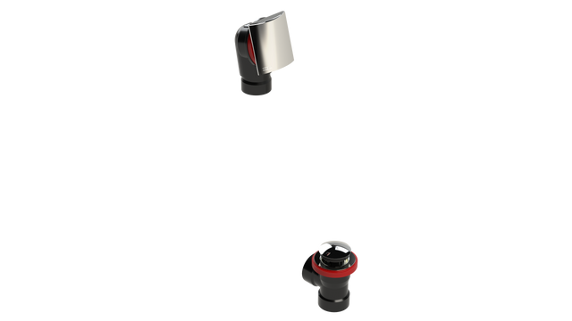 ABS DIRECT DRAIN WASTE & OVERFLOW TIP TOE HALF KIT (641DTIPHK-CP)