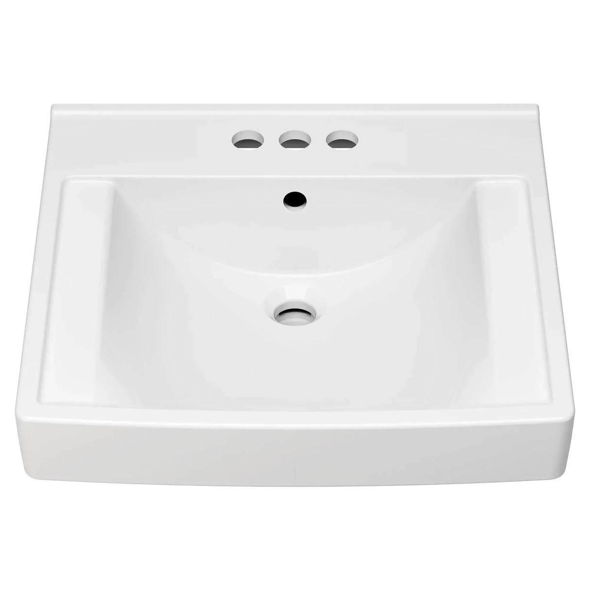 Decorum® 21 x 20-1/4-Inch (533 x 514 mm) Wall-Hung EverClean® Sink With 4-Inch Centerset