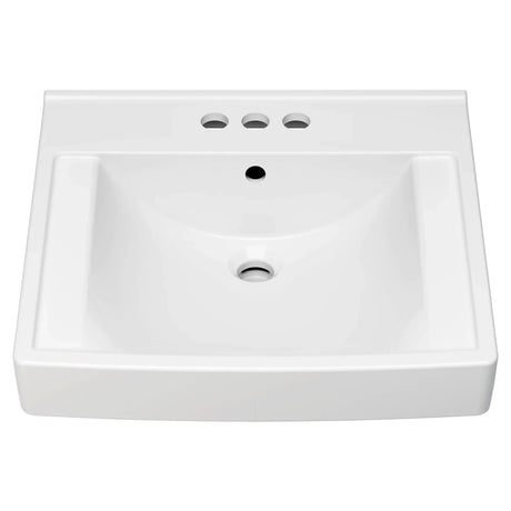 Decorum® 21 x 20-1/4-Inch (533 x 514 mm) Wall-Hung EverClean® Sink With 4-Inch Centerset