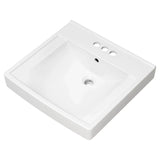 Decorum® 21 x 20-1/4-Inch (533 x 514 mm) Wall-Hung EverClean® Sink With 4-Inch Centerset