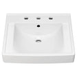 Decorum® 21 x 20-1/4-Inch (533 x 514 mm) Wall-Hung EverClean® Sink With 8-Inch Widespread