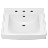 Decorum® 21 x 20-1/4-Inch (533 x 514 mm) Wall-Hung EverClean® Sink With 8-Inch Widespread