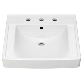 Decorum® 21 x 20-1/4-Inch (533 x 514 mm) Wall-Hung EverClean® Sink With 8-Inch Widespread