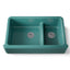 Whitehaven® Smart Divide® 35-3/4" undermount double-bowl farmhouse kitchen sink