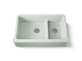 Whitehaven® Smart Divide® 35-3/4" undermount double-bowl farmhouse kitchen sink