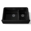Whitehaven® Smart Divide® 35-3/4" undermount double-bowl farmhouse kitchen sink
