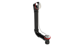 ABS DIRECT DRAIN WASTE & OVERFLOW PLUG & CHAIN (642DCS)