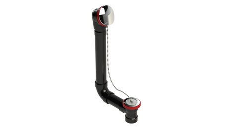 ABS DIRECT DRAIN WASTE & OVERFLOW PLUG & CHAIN (642DCS)