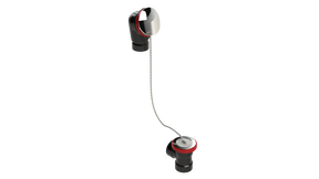 ABS DIRECT DRAIN WASTE & OVERFLOW PLUG & CHAIN HALF KIT (642DCSHK-CP)
