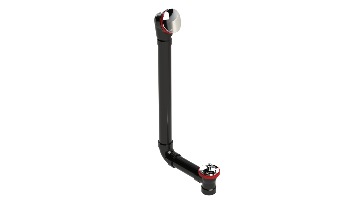ABS DIRECT DRAIN WASTE & OVERFLOW LIFT & TURN EXTENDED (642DL-20CP)