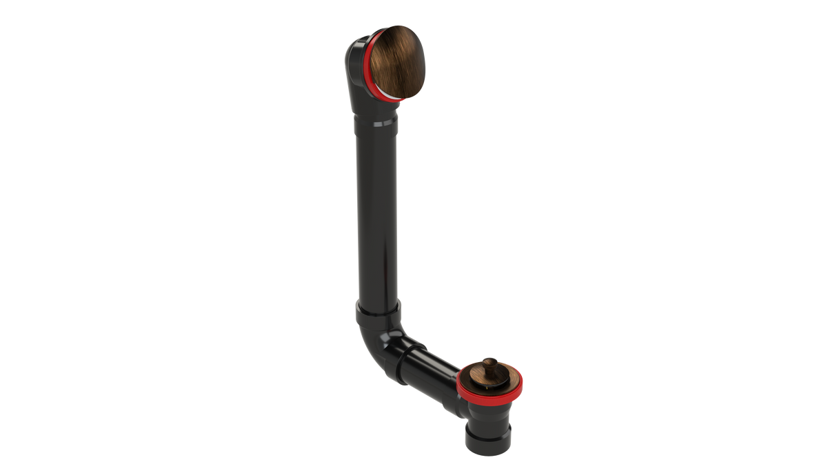 ABS DIRECT DRAIN WASTE & OVERFLOW LIFT & TURN (642DL)