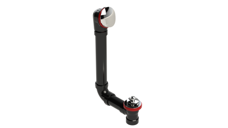 ABS DIRECT DRAIN WASTE & OVERFLOW PUSH-PULL (642DPP-CP)