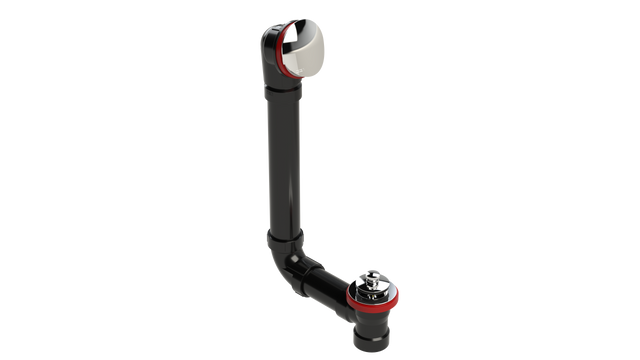 ABS DIRECT DRAIN WASTE & OVERFLOW PUSH-PULL (642DPP-CP)