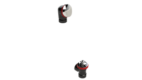 ABS DIRECT DRAIN WASTE & OVERFLOW PUSH-PULL HALF KIT (642DPPHK-CP)