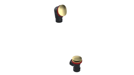 ABS DIRECT DRAIN WASTE & OVERFLOW CLICKER® HALF KIT (642DQHK)