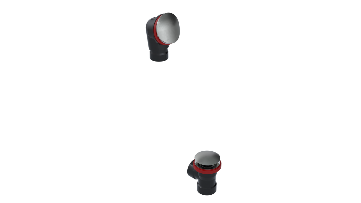 ABS DIRECT DRAIN WASTE & OVERFLOW CLICKER® HALF KIT (642DQHK)