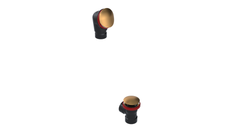 ABS DIRECT DRAIN WASTE & OVERFLOW CLICKER® HALF KIT (642DQHK)