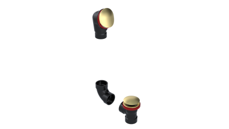 ABS DIRECT DRAIN WASTE & OVERFLOW CLICKER® KIT (642DQK)