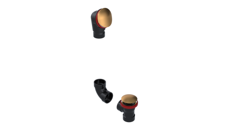ABS DIRECT DRAIN WASTE & OVERFLOW CLICKER® KIT (642DQK)