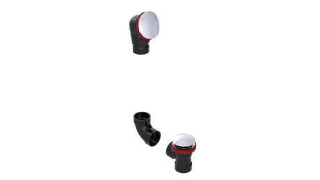 ABS DIRECT DRAIN WASTE & OVERFLOW CLICKER® KIT (642DQK)