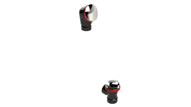 ABS WASTE & OVERFLOW TWIRL® HALF KIT (642DTHK)