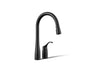 Simplice® Pull-down kitchen sink faucet with three-function sprayhead