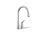 Simplice® Pull-down kitchen sink faucet with three-function sprayhead