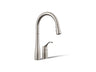 Simplice® Pull-down kitchen sink faucet with three-function sprayhead