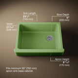 Whitehaven® 29-1/2" undermount single-bowl farmhouse kitchen sink