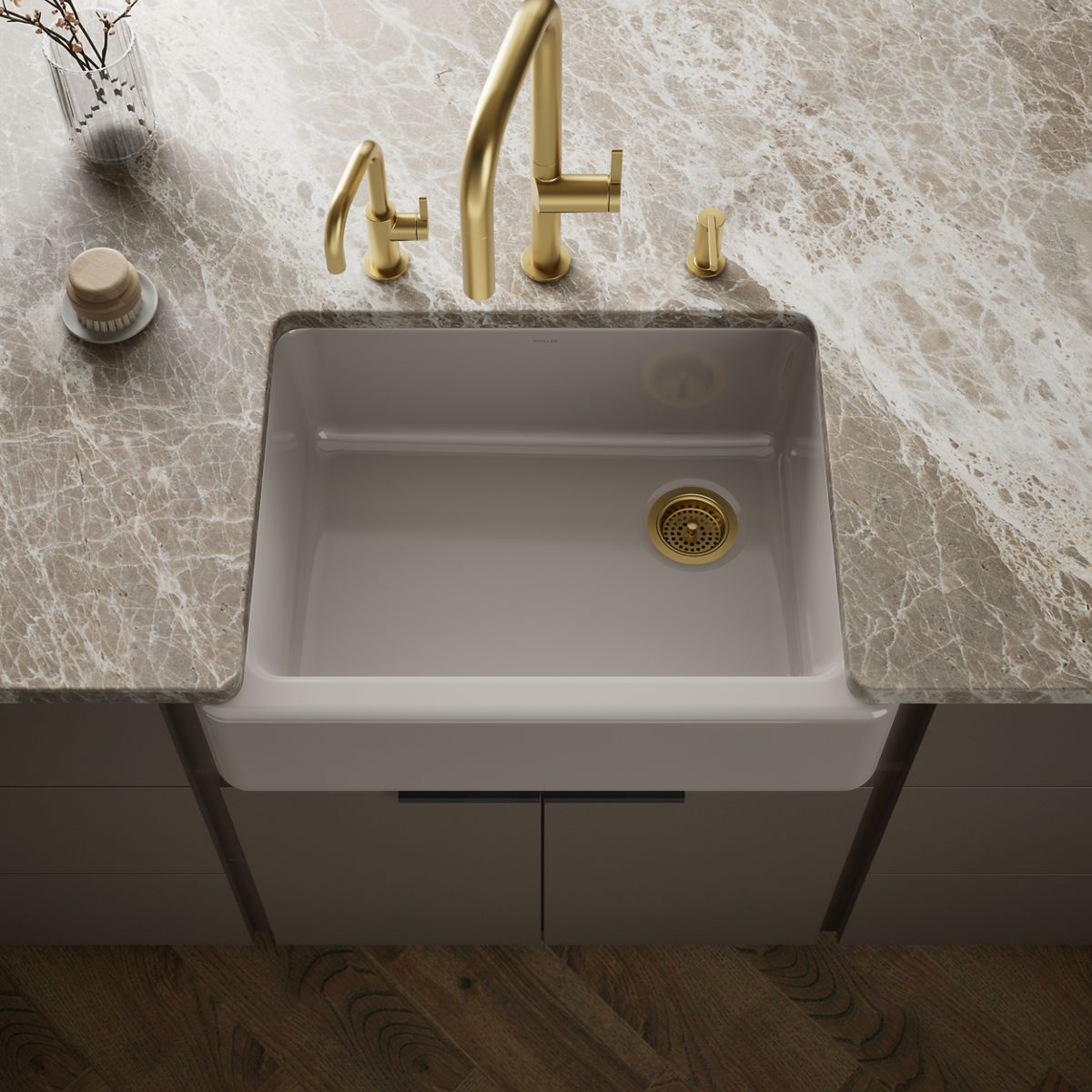 Whitehaven® 29-3/4" undermount single-bowl farmhouse kitchen sink