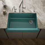 Whitehaven® 35-1/2" undermount single-bowl farmhouse kitchen sink