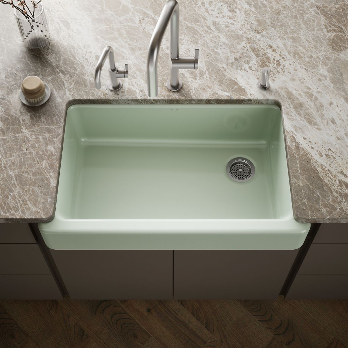 Whitehaven® 35-1/2" undermount single-bowl farmhouse kitchen sink