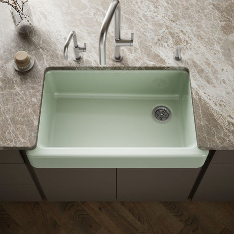 Whitehaven® 35-1/2" undermount single-bowl farmhouse kitchen sink