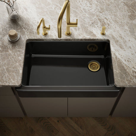 Whitehaven® 35-1/2" undermount single-bowl farmhouse kitchen sink