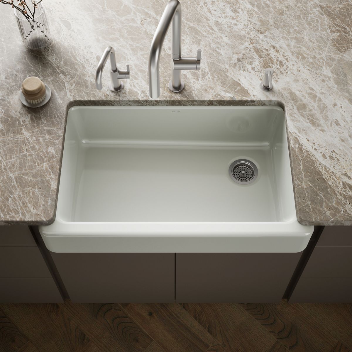 Whitehaven® 35-1/2" undermount single-bowl farmhouse kitchen sink