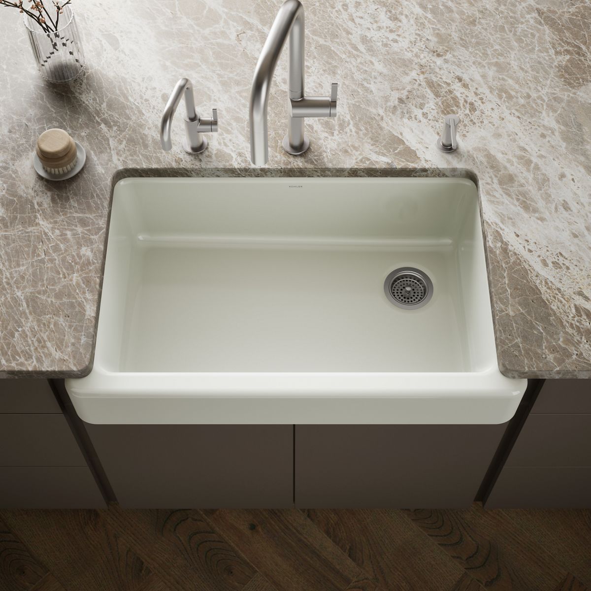 Whitehaven® 35-1/2" undermount single-bowl farmhouse kitchen sink