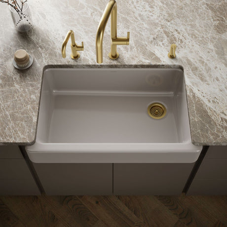 Whitehaven® 35-1/2" undermount single-bowl farmhouse kitchen sink