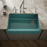Whitehaven® 35-3/4" undermount single-bowl farmhouse kitchen sink