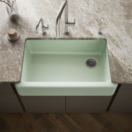 Whitehaven® 35-3/4" undermount single-bowl farmhouse kitchen sink