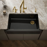 Whitehaven® 35-3/4" undermount single-bowl farmhouse kitchen sink