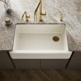 Whitehaven® 35-3/4" undermount single-bowl farmhouse kitchen sink