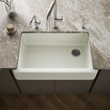 Whitehaven® 35-3/4" undermount single-bowl farmhouse kitchen sink